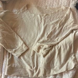 Lanston one shoulder cut out sweatshirt euc